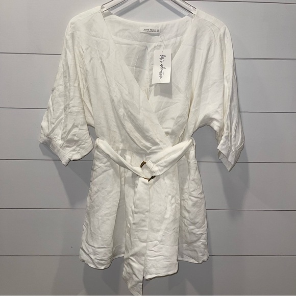 12th Tribe Sail To Sydney White Romper Womens Size Small New With Tags - Picture 1 of 7